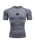 Compression T-Shirt Half Sleeve (Grey)