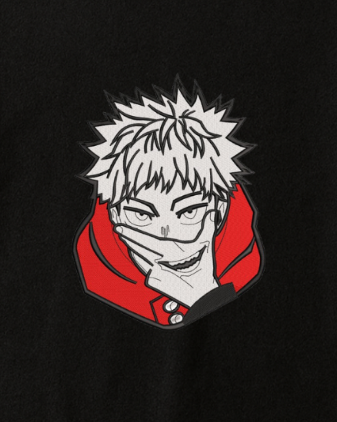 Yuji Itadori Embroidered Oversized T-Shirt