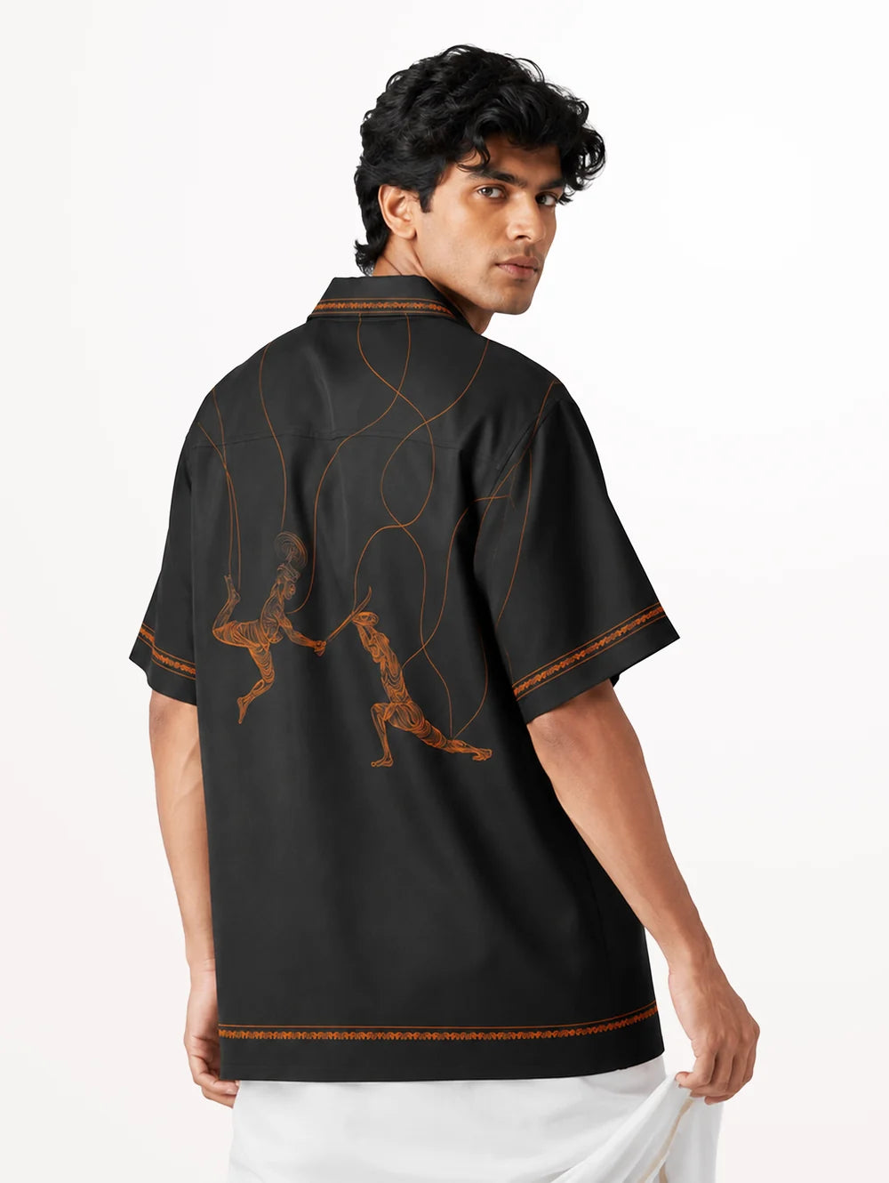 Chamayam Cuban Collar Shirt (Men)