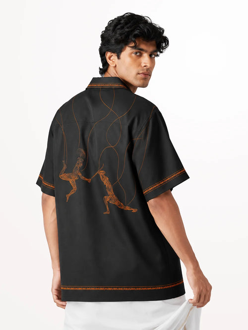 Chamayam Cuban Collar Shirt (Men)