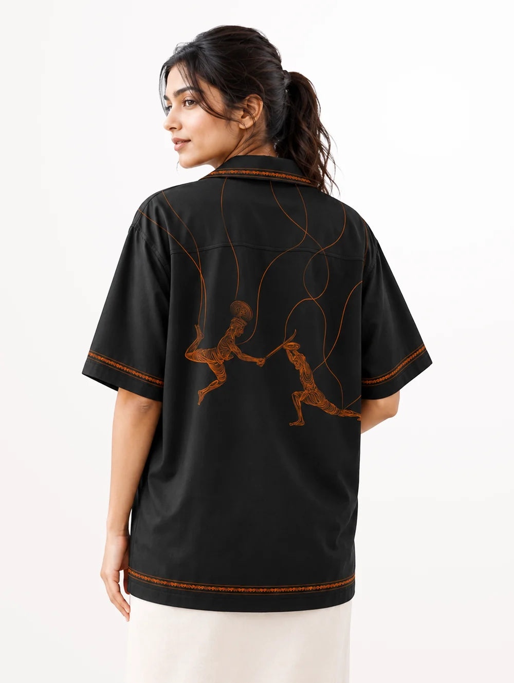 Chamayam Cuban Collar Shirt (Women)