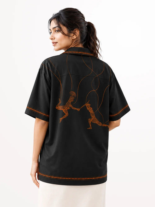 Chamayam Cuban Collar Shirt (Women)