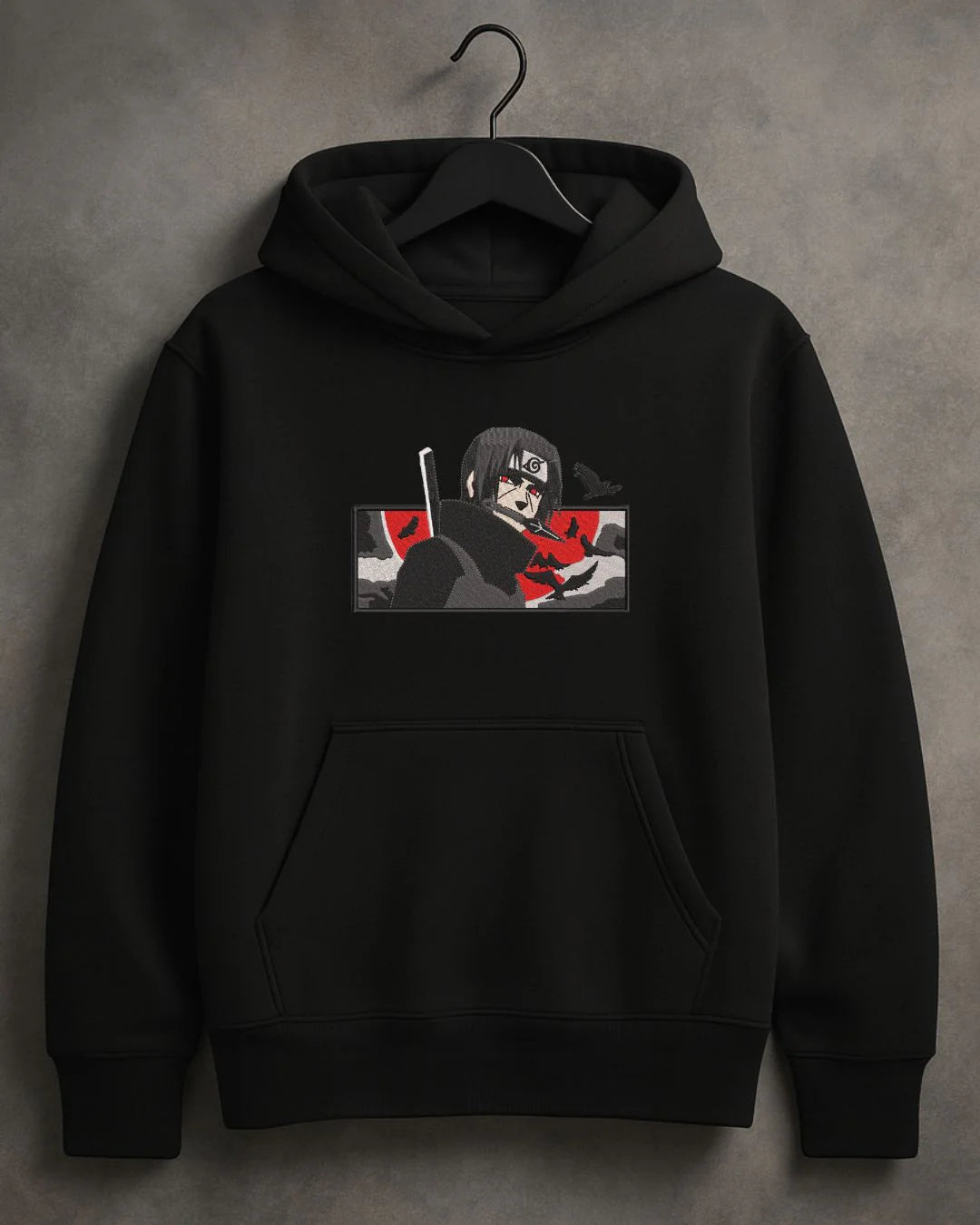 Itachi Uchiha Embroidered Hoodie