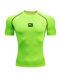 Compression T-Shirt Half Sleeve (Lime)