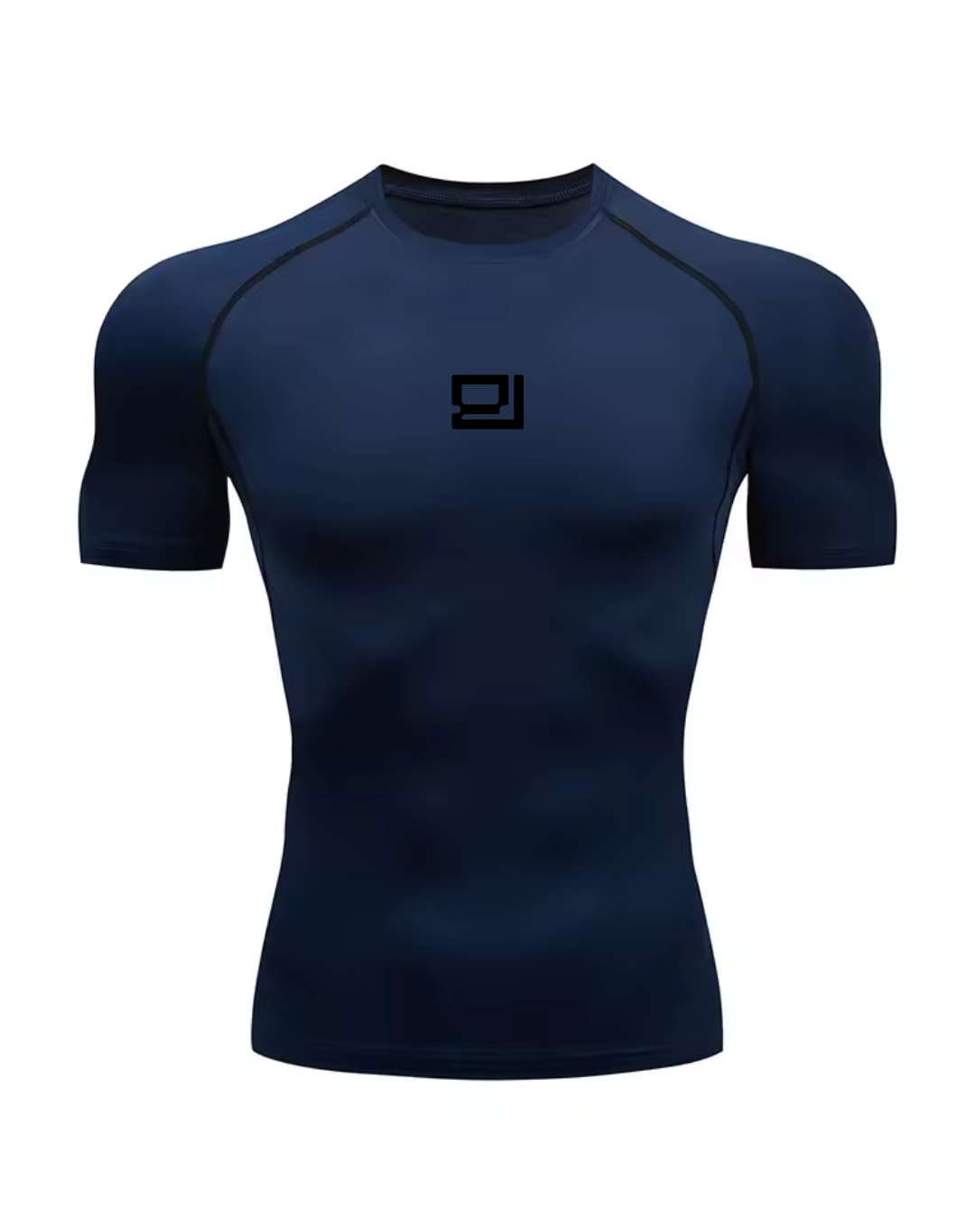 Compression T-Shirt Half Sleeve (Navy)