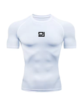 Compression T-Shirt Half Sleeve (White)